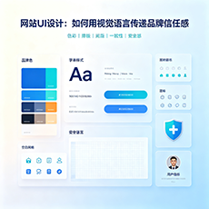 应县建站-网站UI设计：如何用视觉语言传递品牌信任感