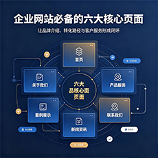 朔州建站-企业网站必备的六大核心页面